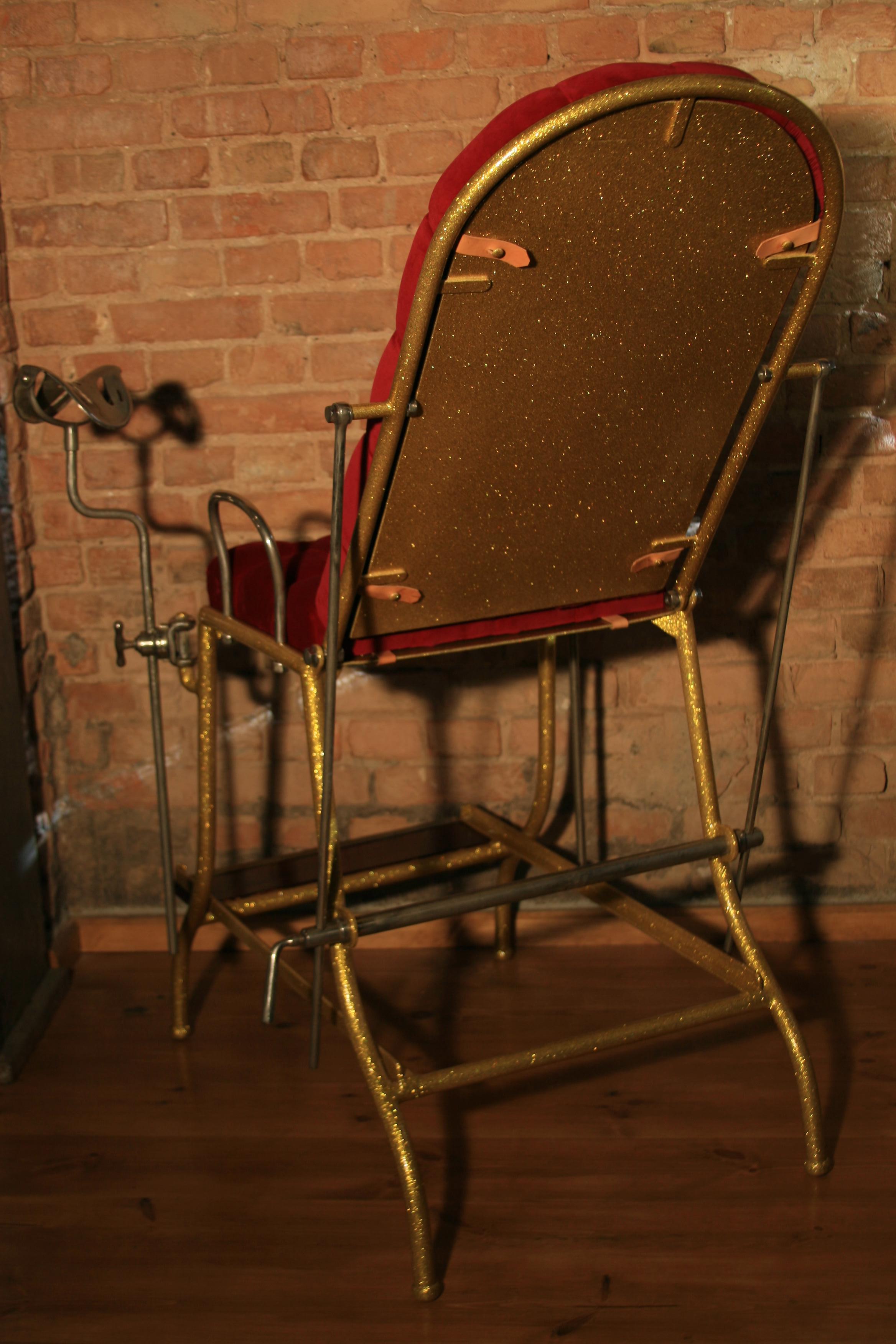 American 1930s Vintage Gynecological Chair For Sale