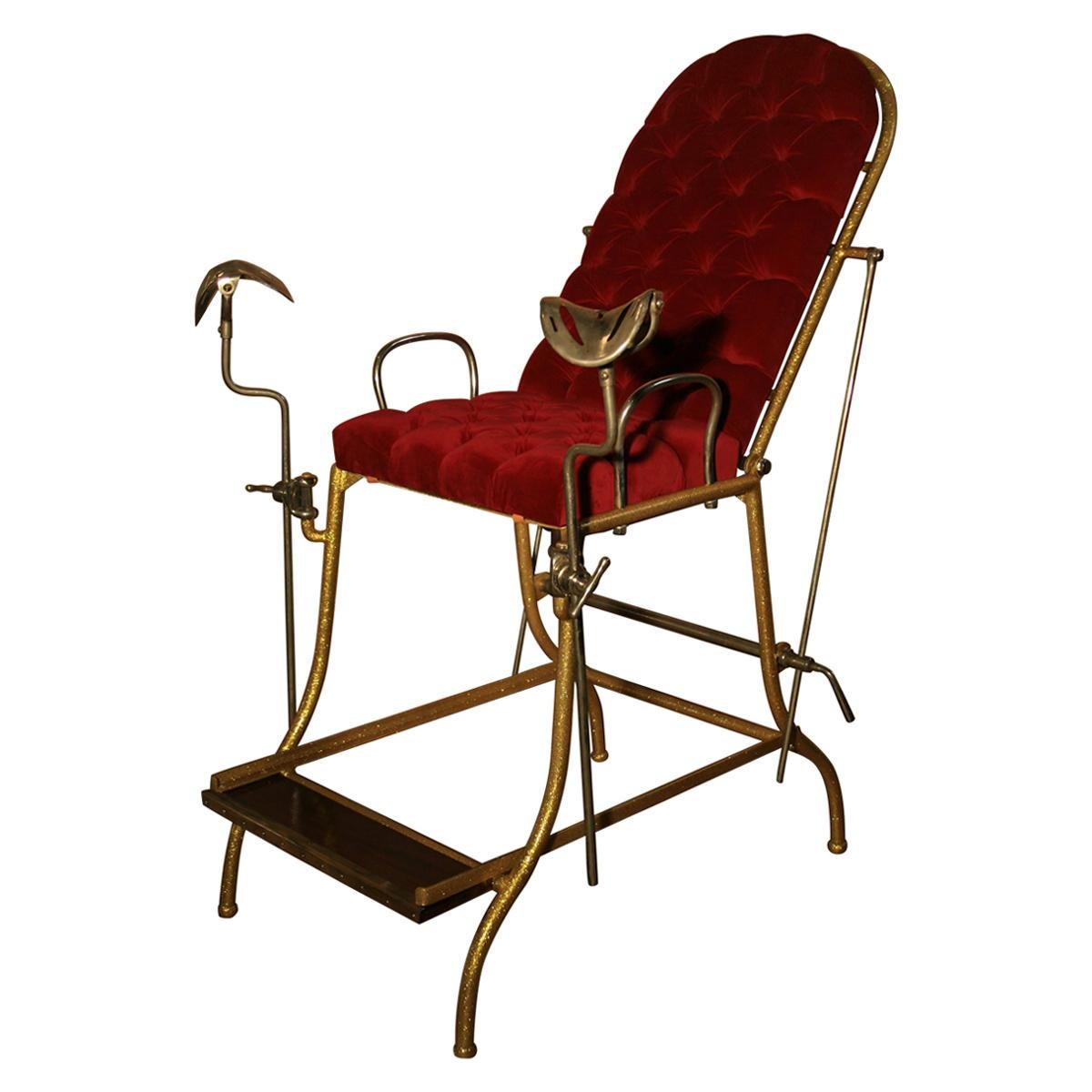 1930s Vintage Gynecological Chair For Sale