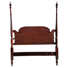 1930s Vintage Mahogany Full Size Poster Bedstead