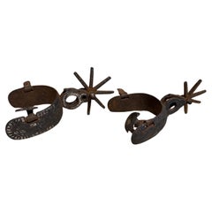 1930er Jahre Vintage Vaquero Rustikale Cowboy Spurs Mexiko