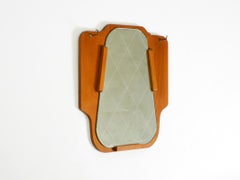1930s Wall Mirror, Teak and Plywood, Abstract Design, Germany