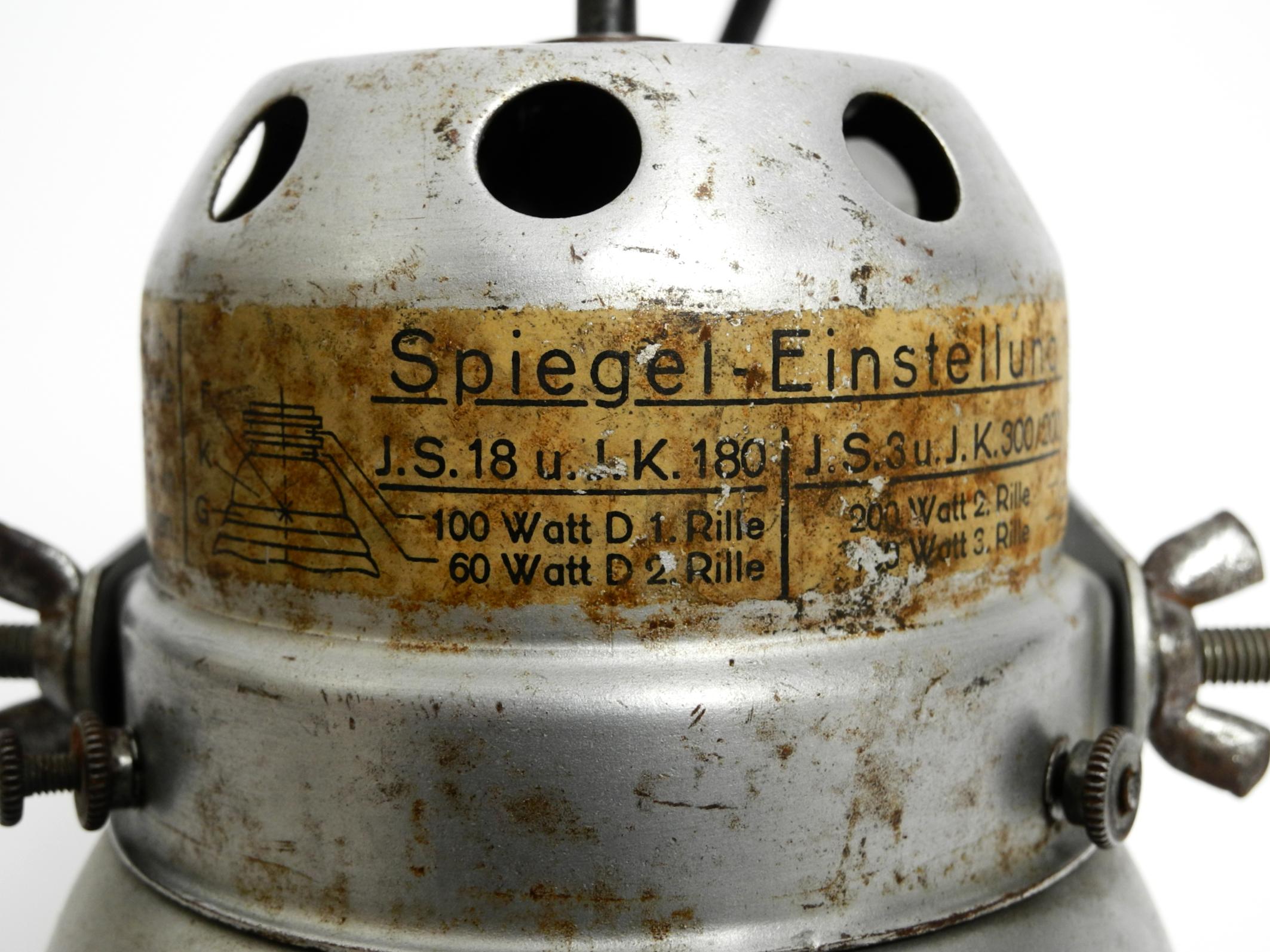 1930s wall or ceiling lamp by Adolf Meyer for Zeiss Ikon in vendita 7