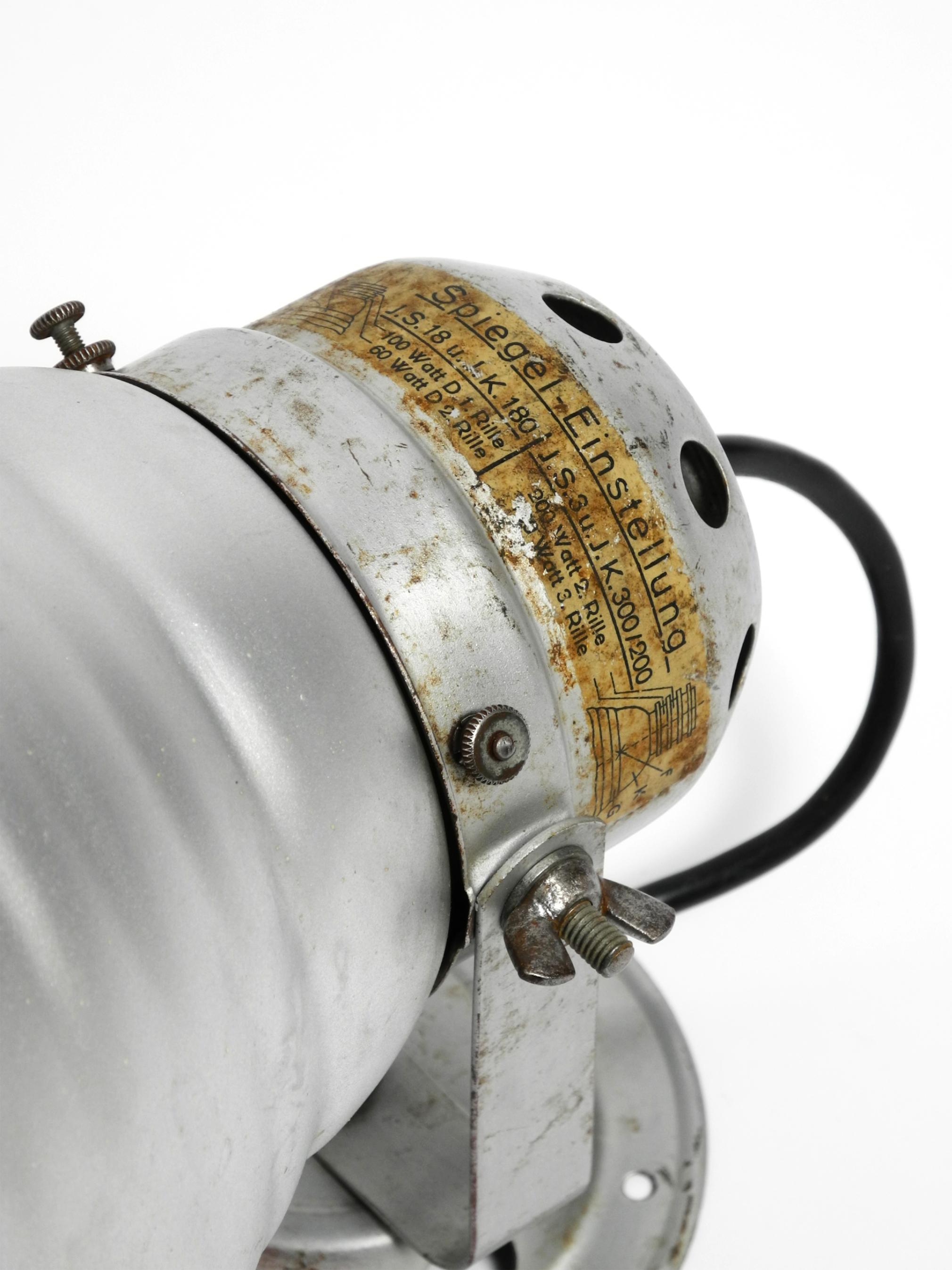 1930s wall or ceiling lamp by Adolf Meyer for Zeiss Ikon in vendita 8