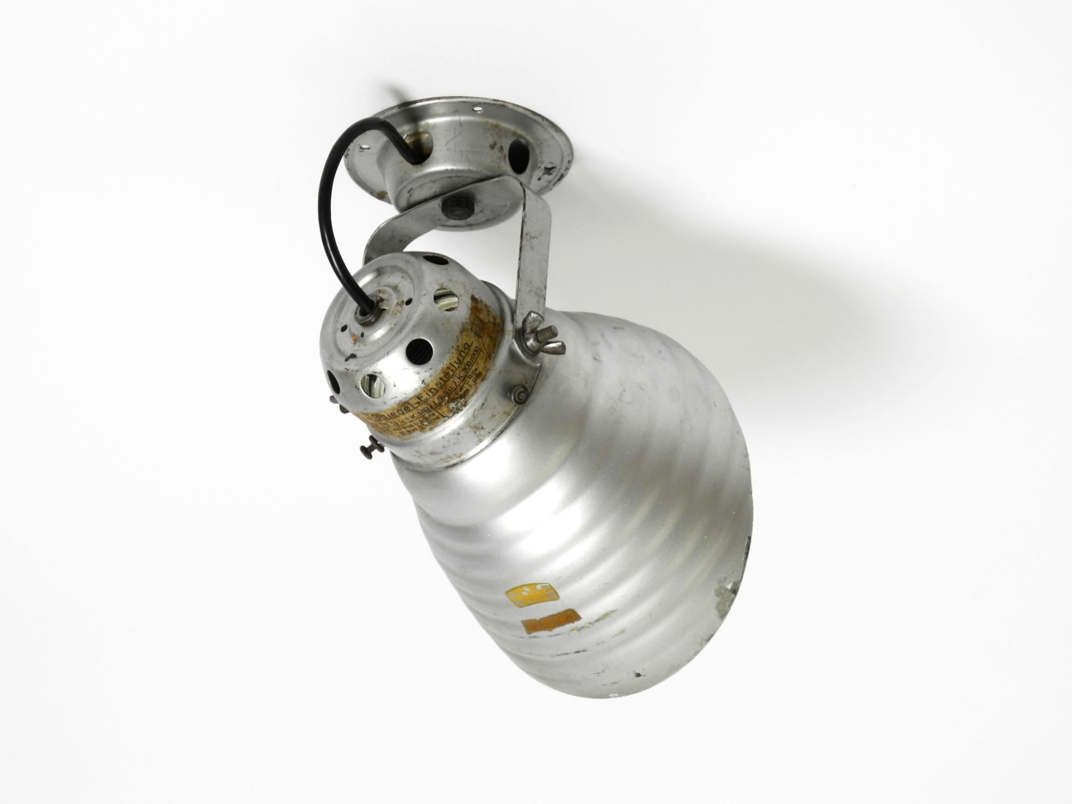Tedesco 1930s wall or ceiling lamp by Adolf Meyer for Zeiss Ikon in vendita