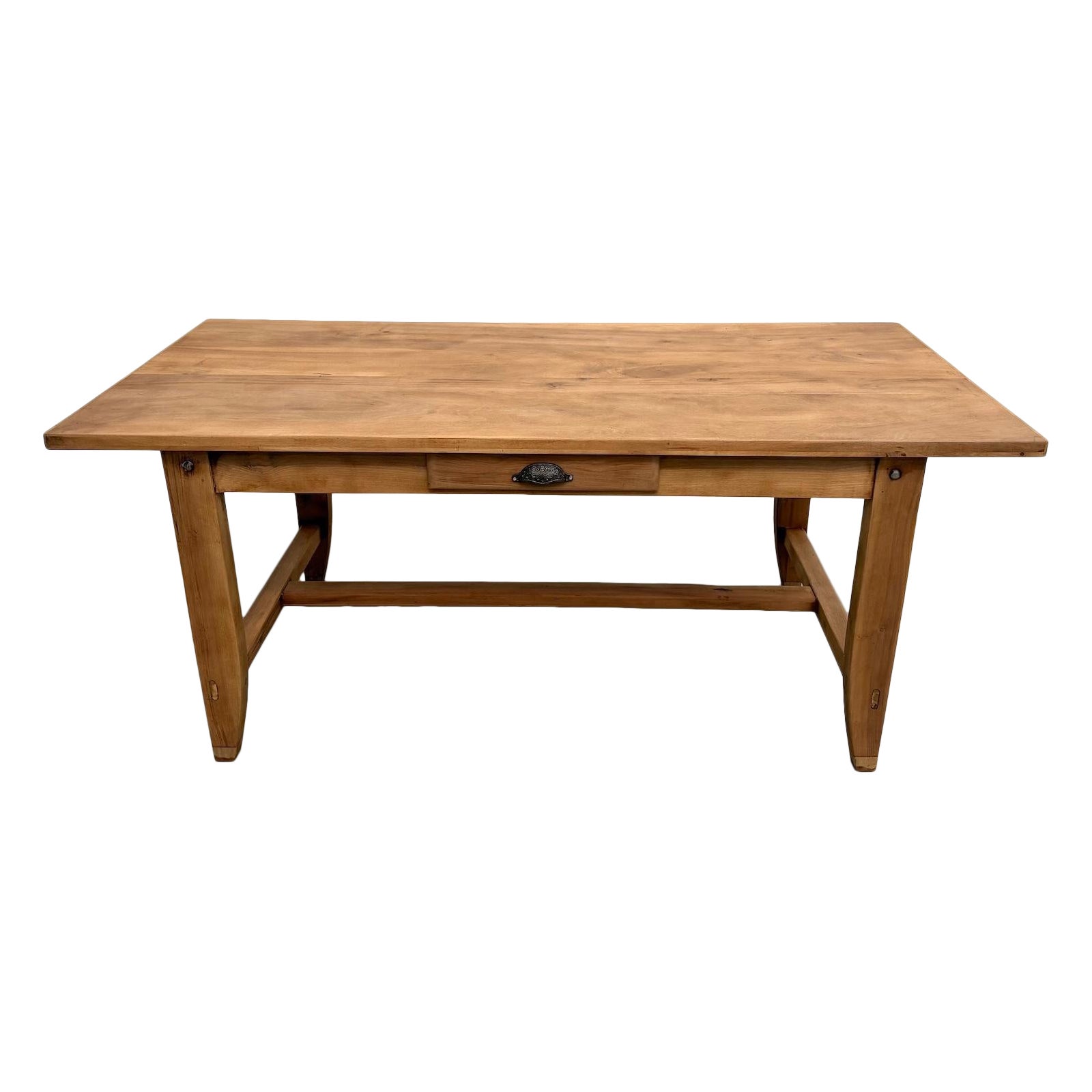 1930s Walnut French Farmhouse Table – Fully Restored