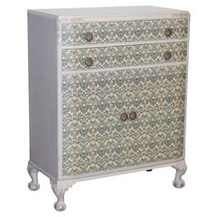 1930er Jahre WARING & GILLOW HAND PAINTED CHEST OF DRAWERS CUPBOARD WILLIAM MORRiS