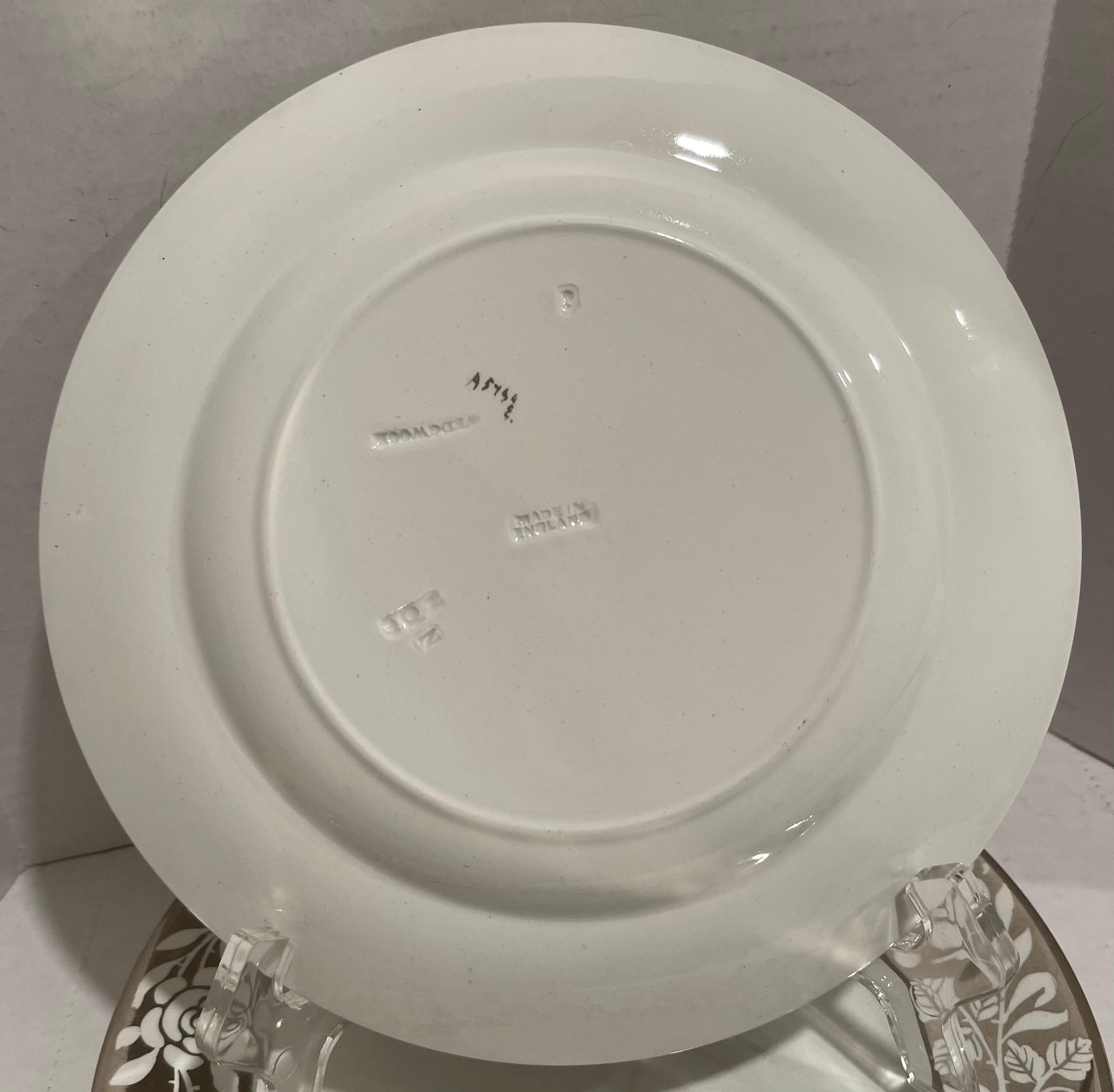 1930s Wedgwood Lustreware Dessert Plates, Set of 4 7