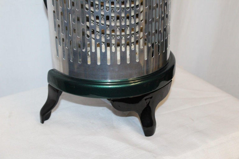 1930s Wesix Vintage Aluminium Electric Heater For Sale at 1stDibs