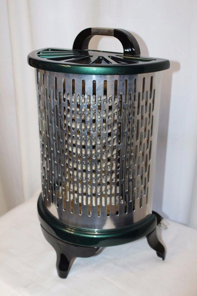 1930s Wesix Vintage Aluminium Electric Heater For Sale at 1stDibs