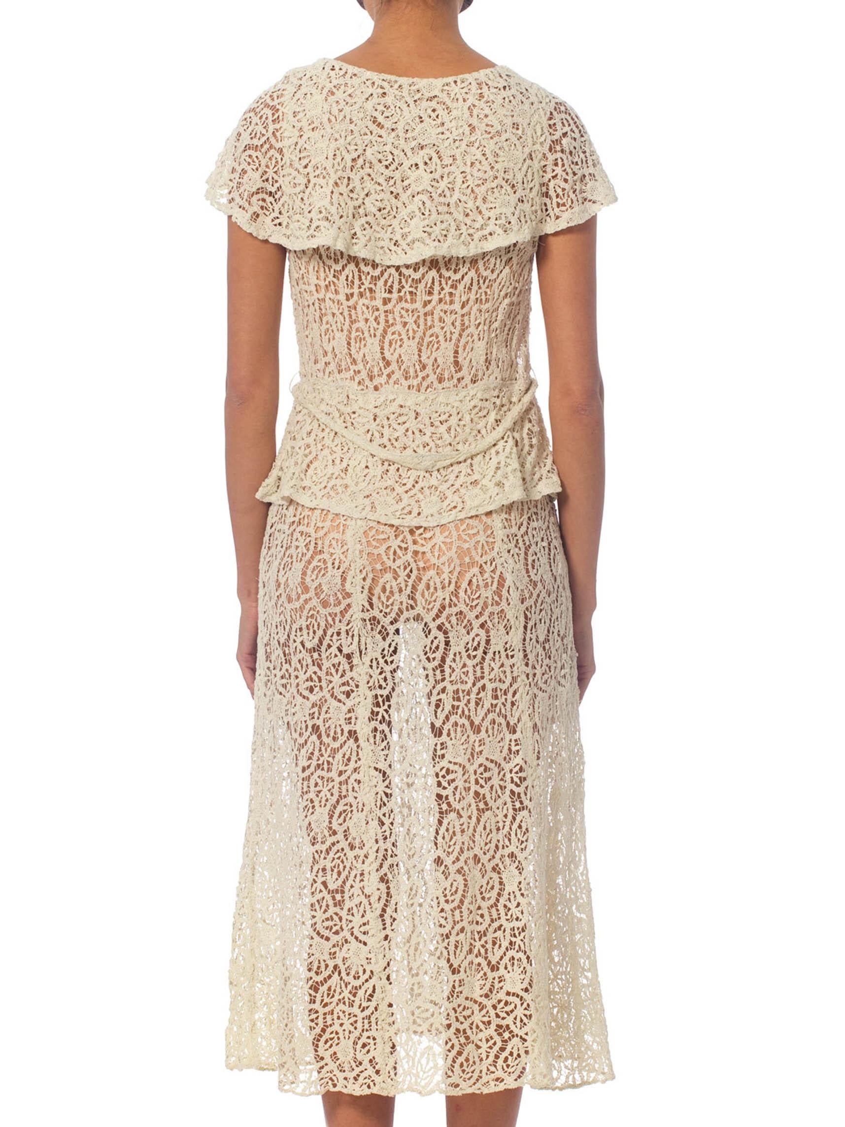 1930s lace dress