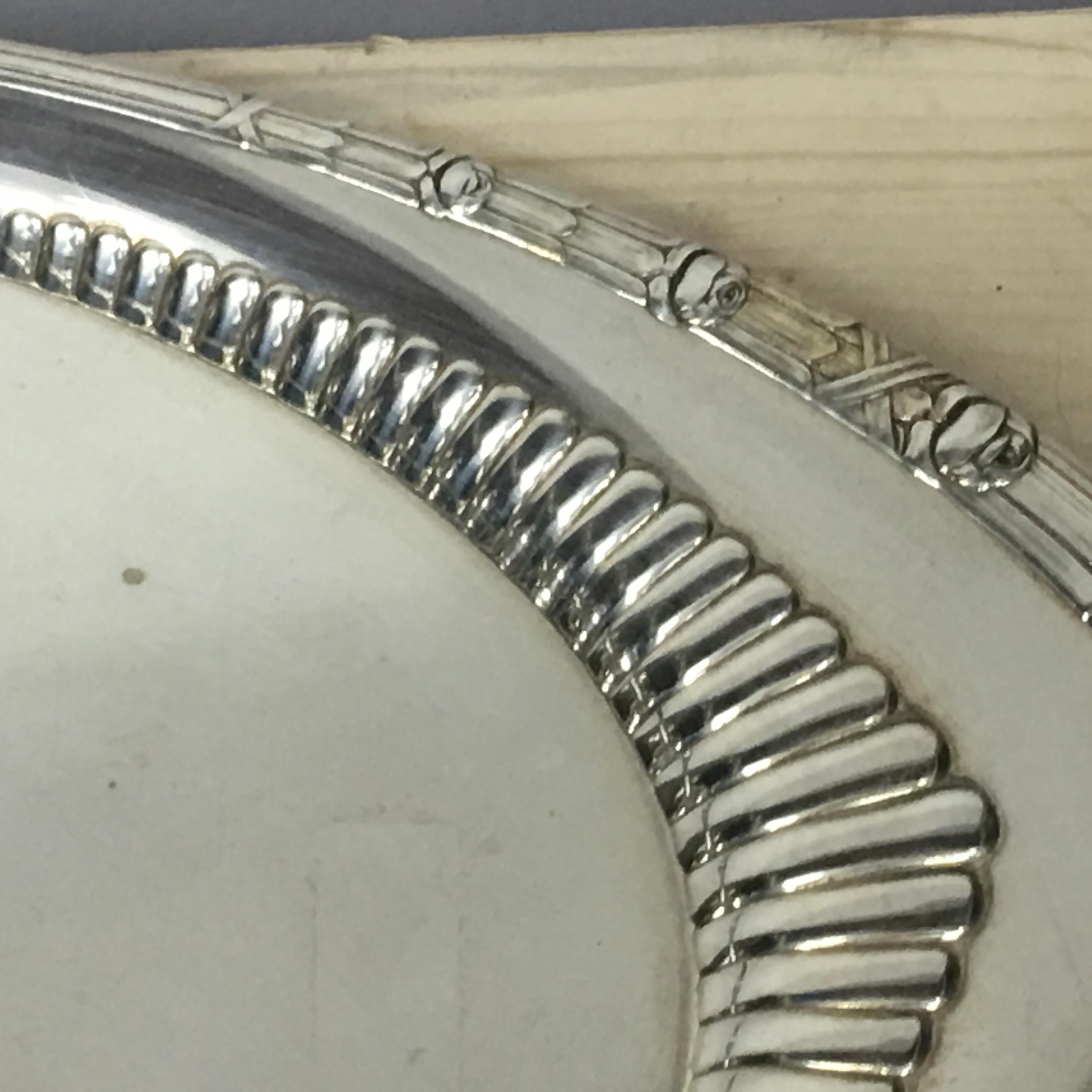 20th Century 1930s W.M.F. Art Deco Silver Plated Oval Tray