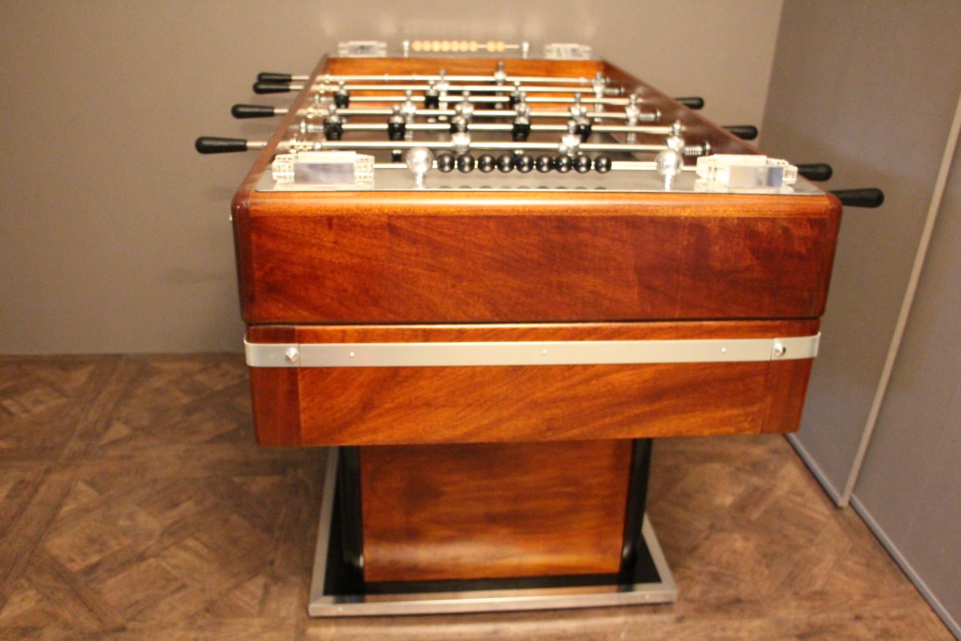 Wood and Aluminum Foosball Table , Football Game Table 5