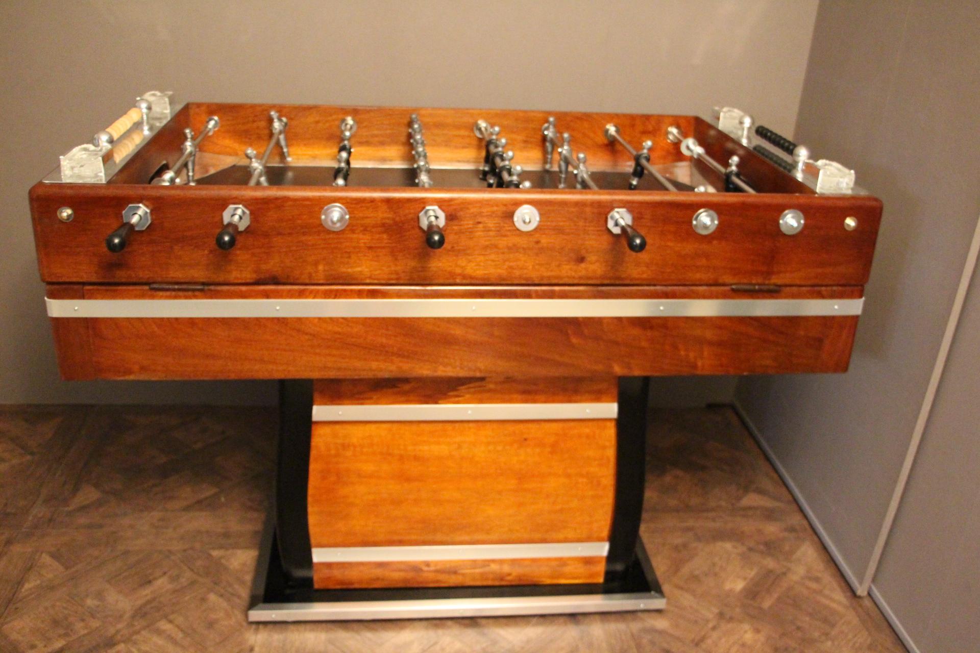 Wood and Aluminum Foosball Table , Football Game Table 6