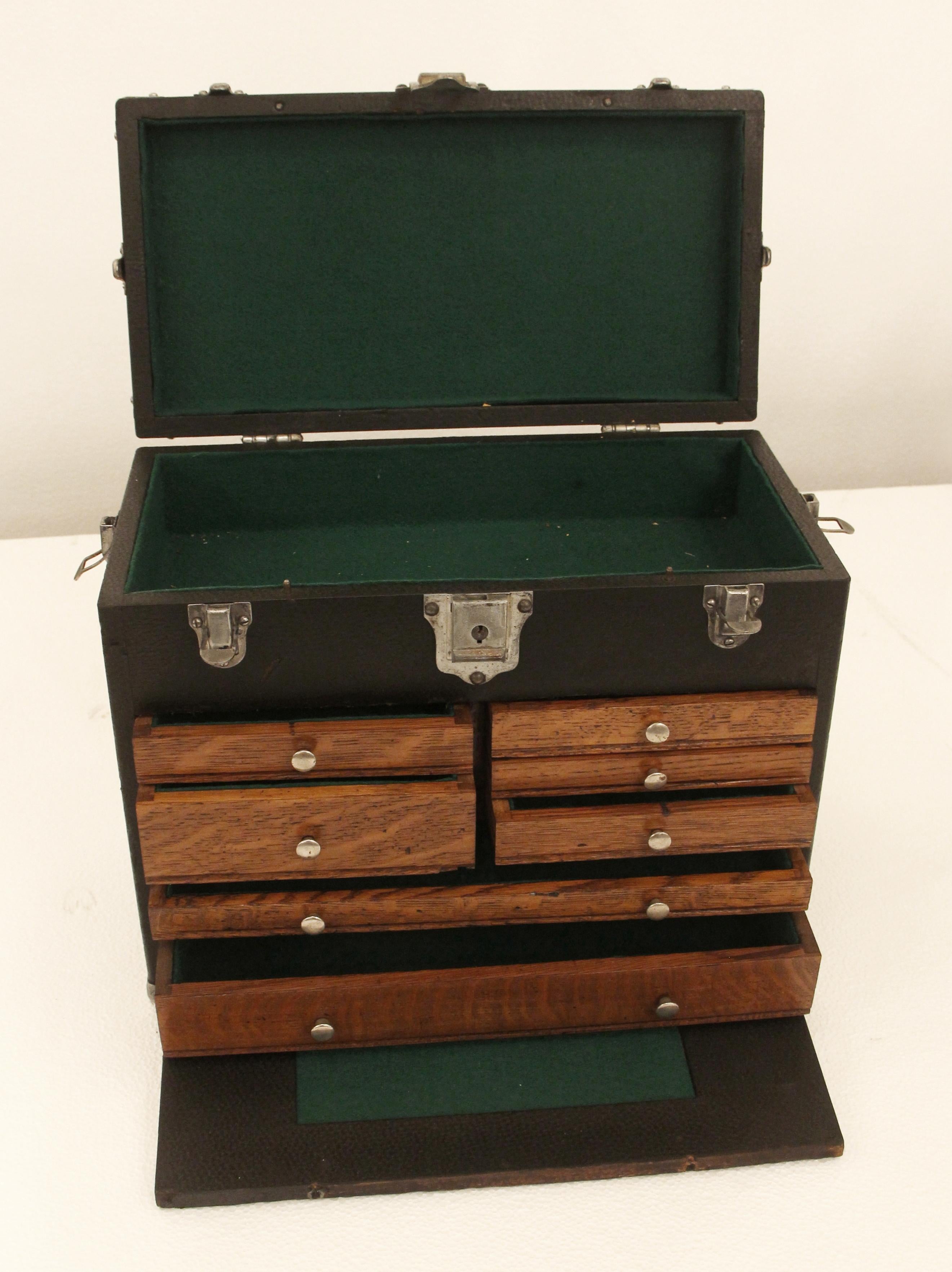 wooden machinist tool chest