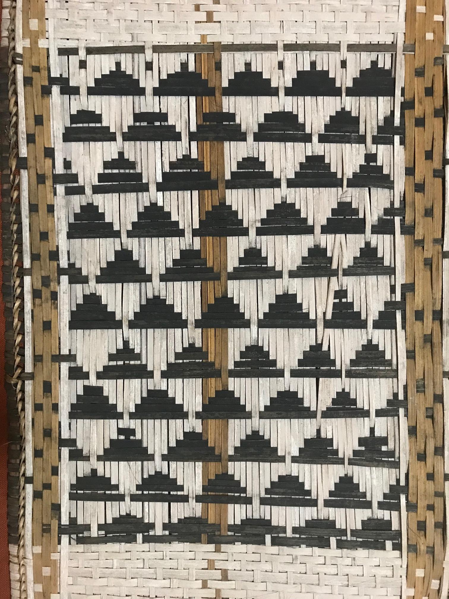 Panel Tejido de Fibra de Corteza de 1930 Congoleño en venta