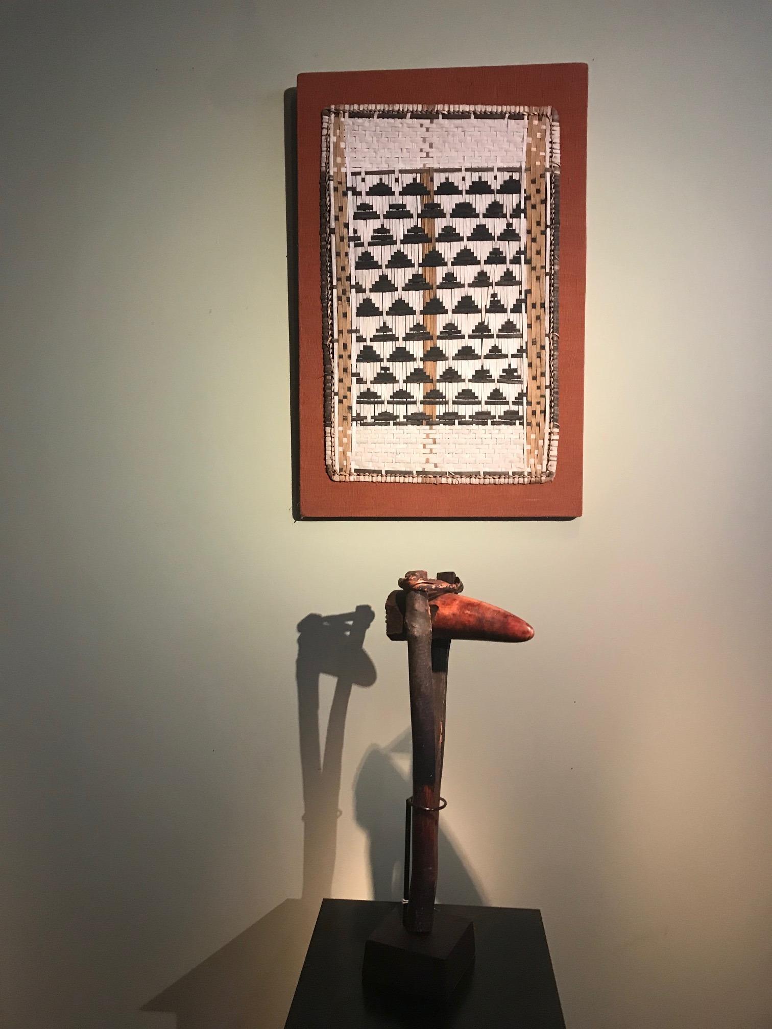 Panel Tejido de Fibra de Corteza de 1930 mediados del siglo XX en venta