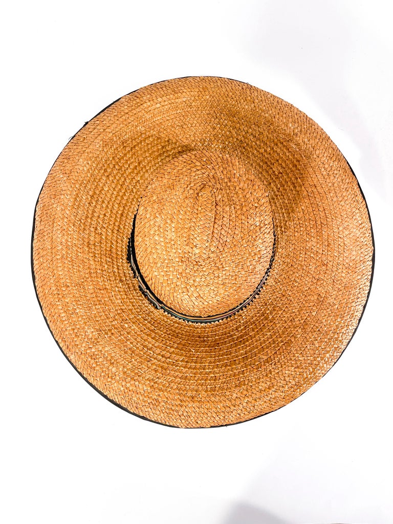 Women's 1930s Woven Straw Sun Hat For Sale