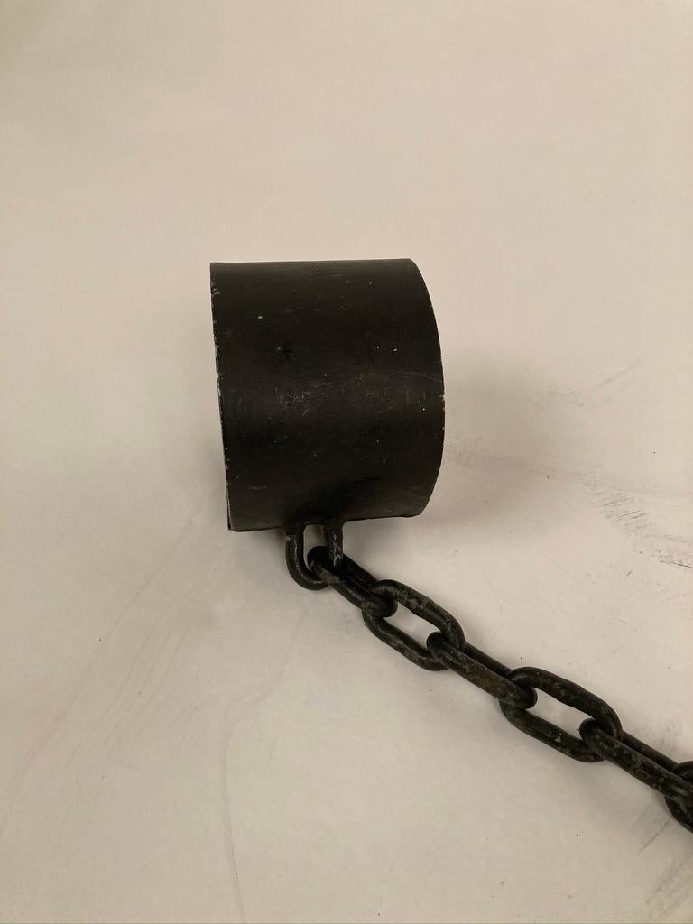 1930s Wrought Iron Ball and Chain Movie Prop at 1stDibs
