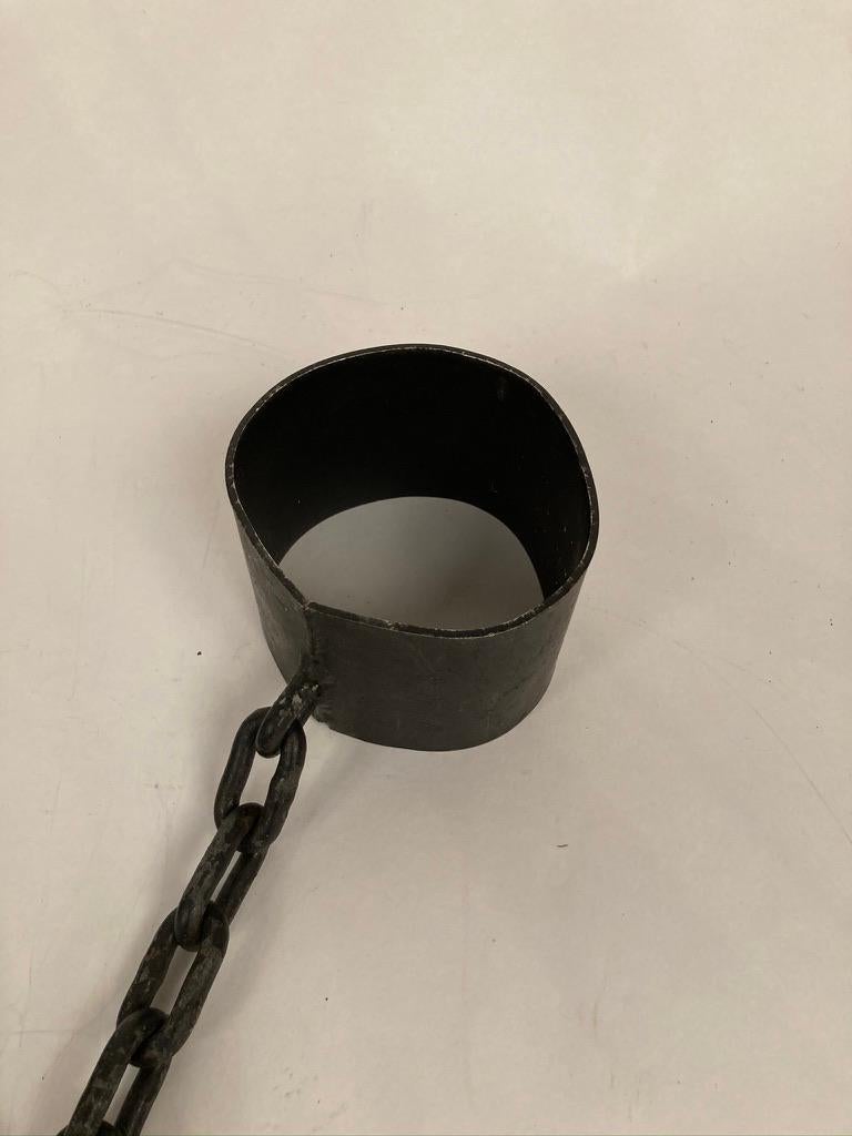 1930s Wrought Iron Ball and Chain Movie Prop at 1stDibs