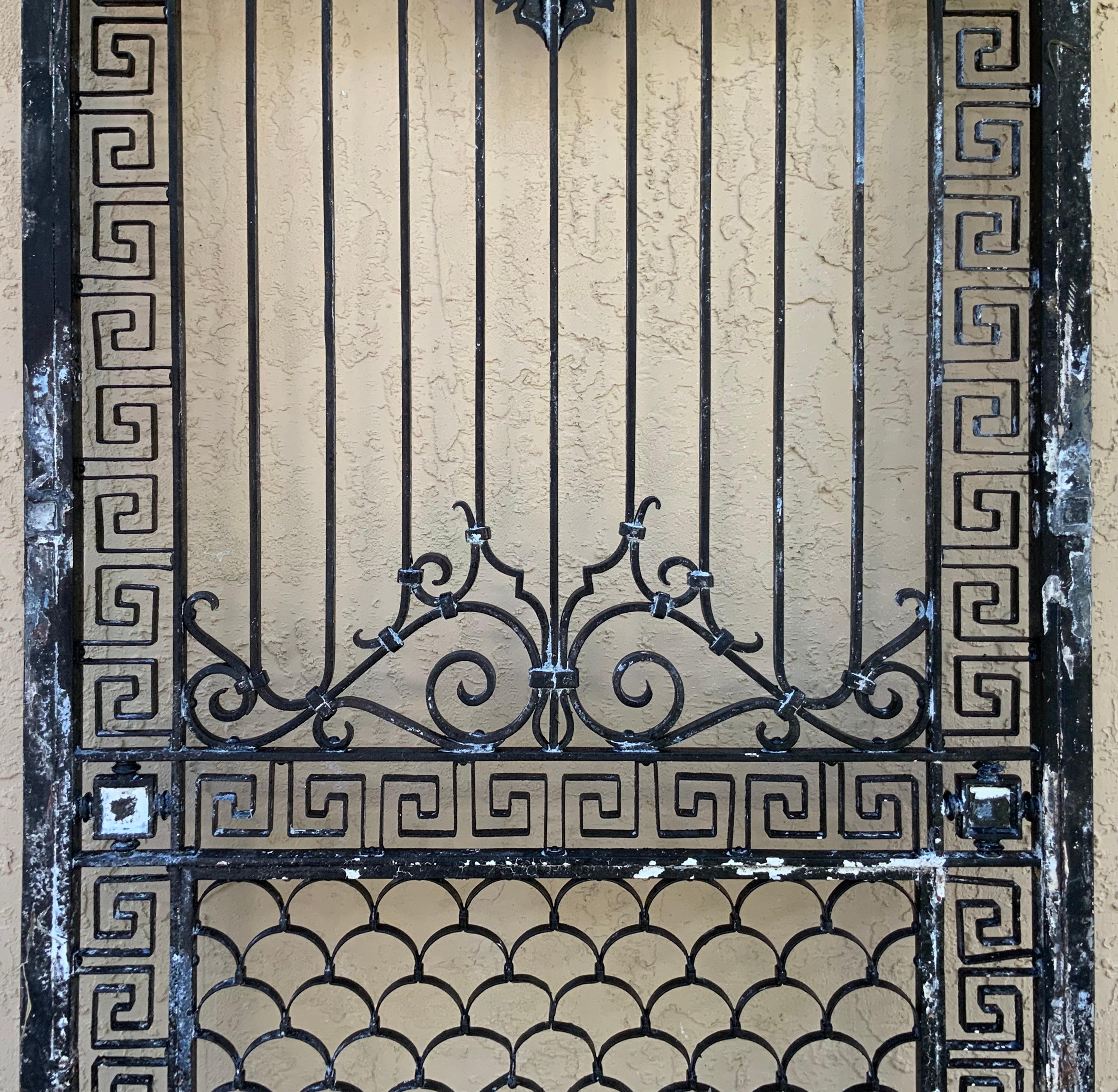 1930s Wrought Iron Gate or Door 8