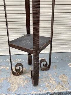 1930's Wrought iron Pedestal in the style of Paul Kiss
