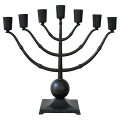 1930s Ystad Metall Bronze Candleholder