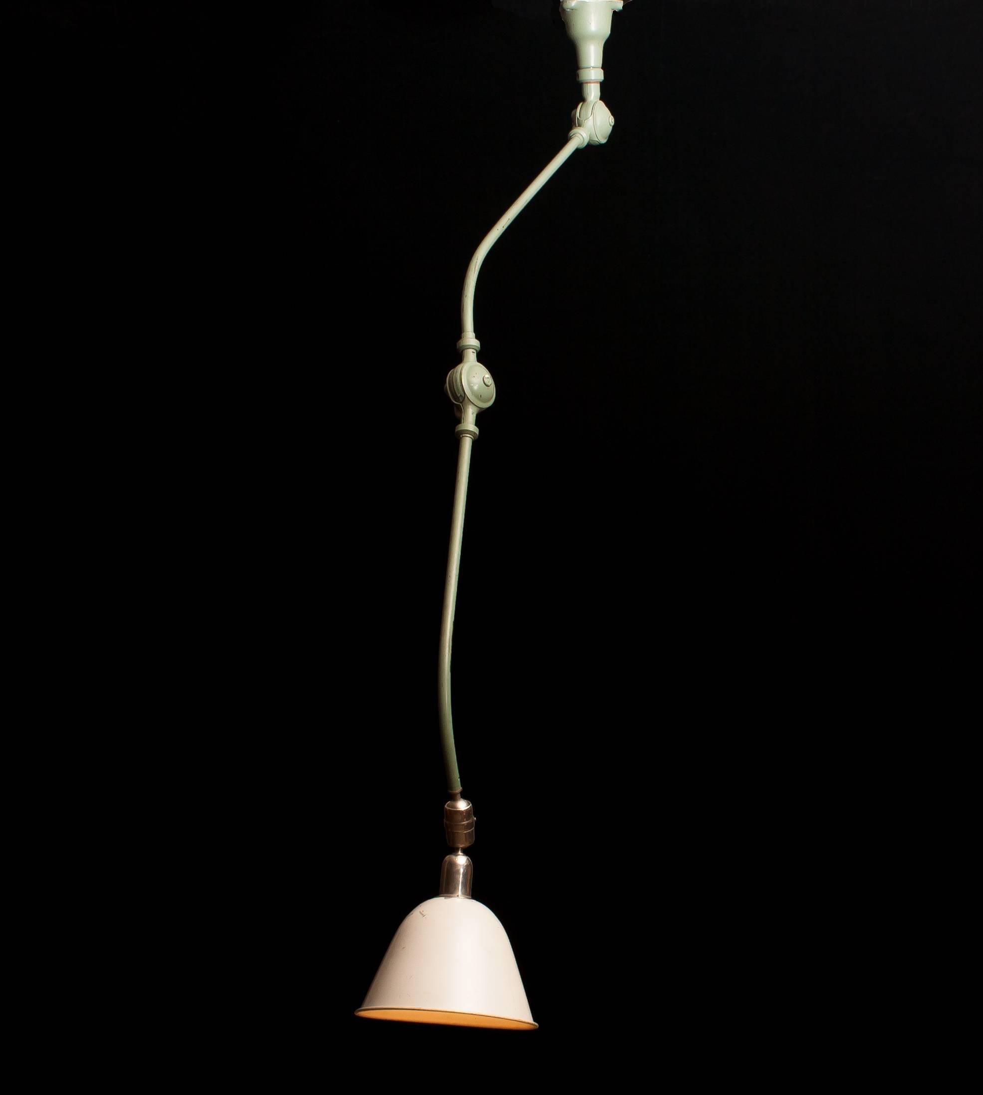Swedish 1930s, Industrial 'Triplex' Lamp by Johan Petter Johansson