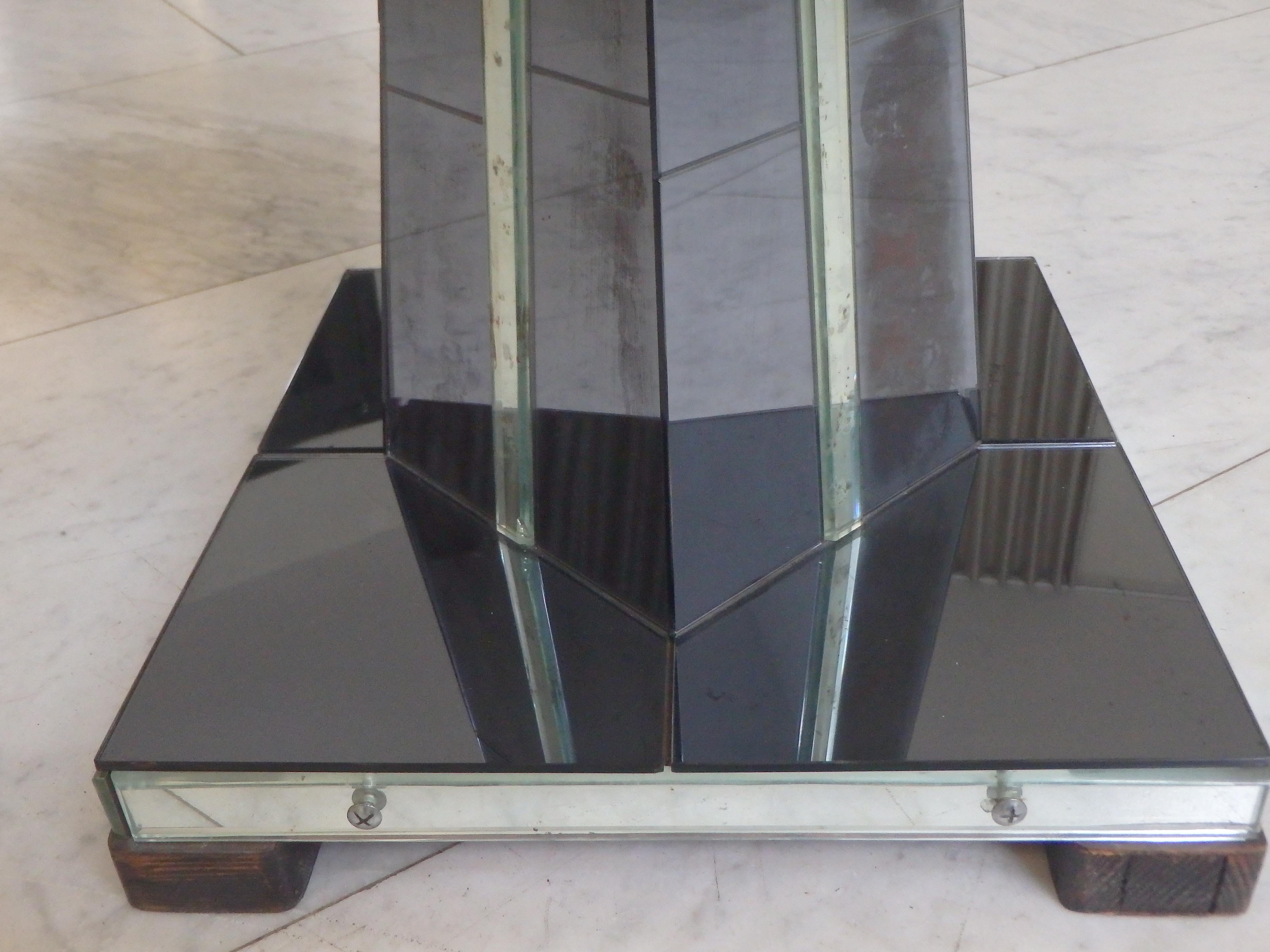 1930er Jahre Art Deco Mirror Beistelltisch im Angebot 4