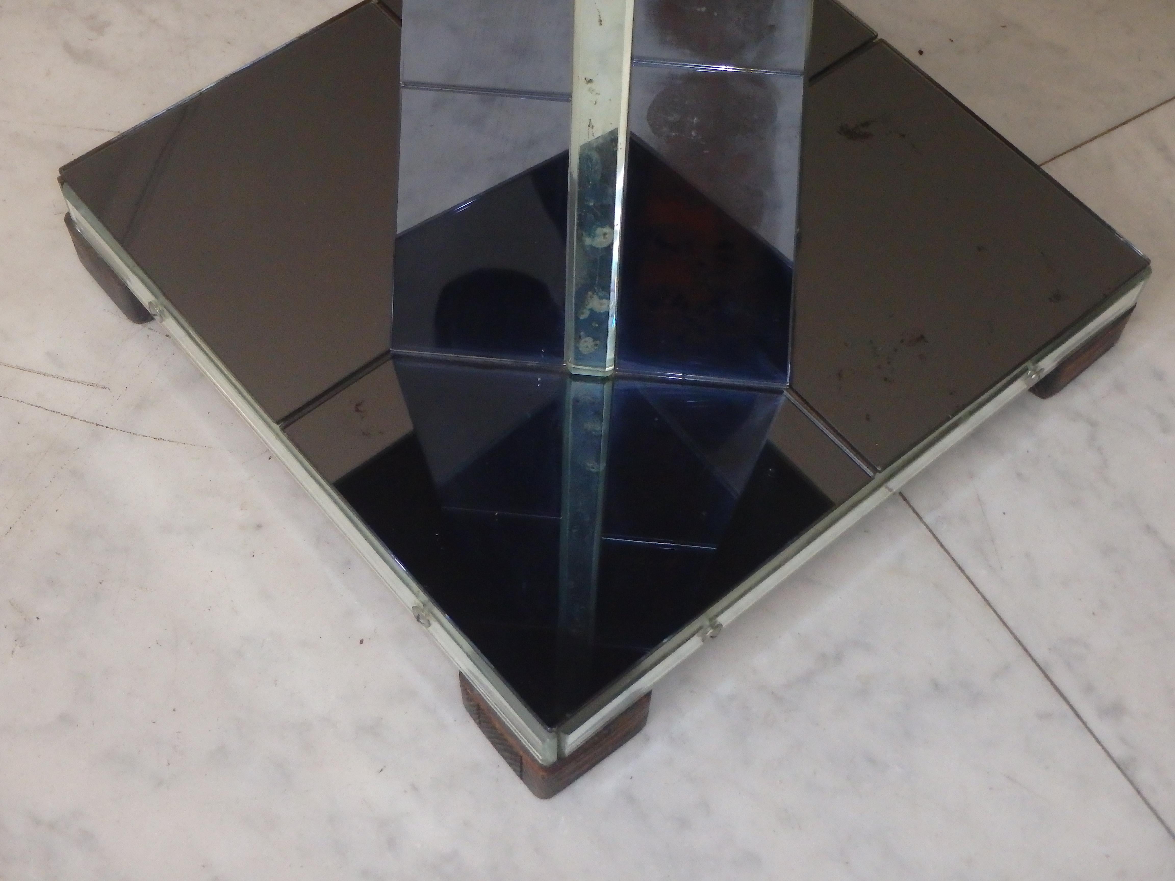1930er Jahre Art Deco Mirror Beistelltisch im Angebot 7