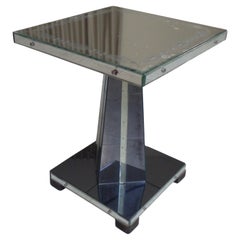 Mesa auxiliar con espejo Art Deco de 1930