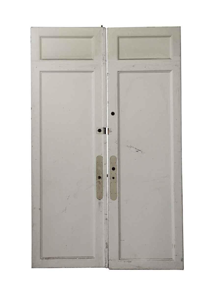 Hand-Painted 1931 NYC Waldorf Astoria Hand Painted French Double Doors from the Conrad Room