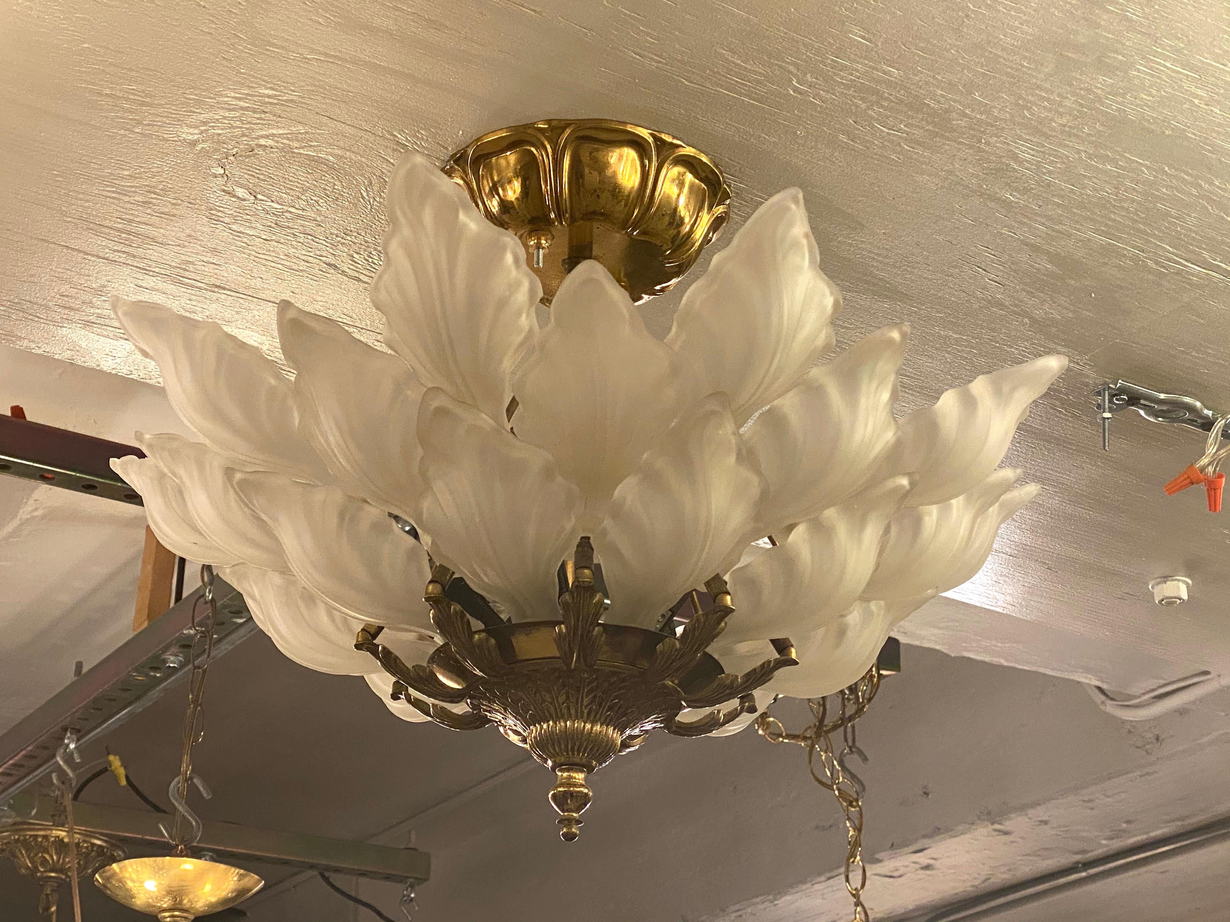 art deco semi flush ceiling lights