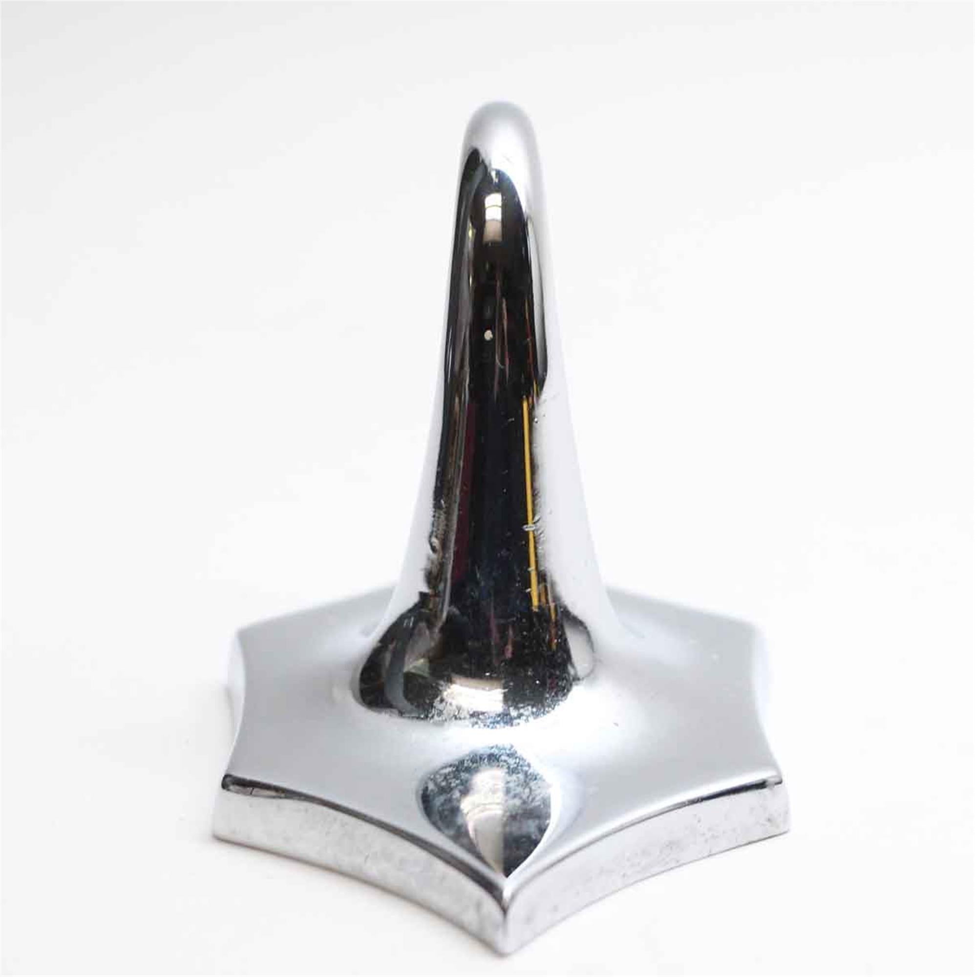 Chrome-plated brass hook from 1931 from the NYC Waldorf Astoria Hotel. Matching towel bar is also available separately. This item is original to the Waldorf Astoria Towers. Waldorf Astoria authenticity card included with your purchase. Small