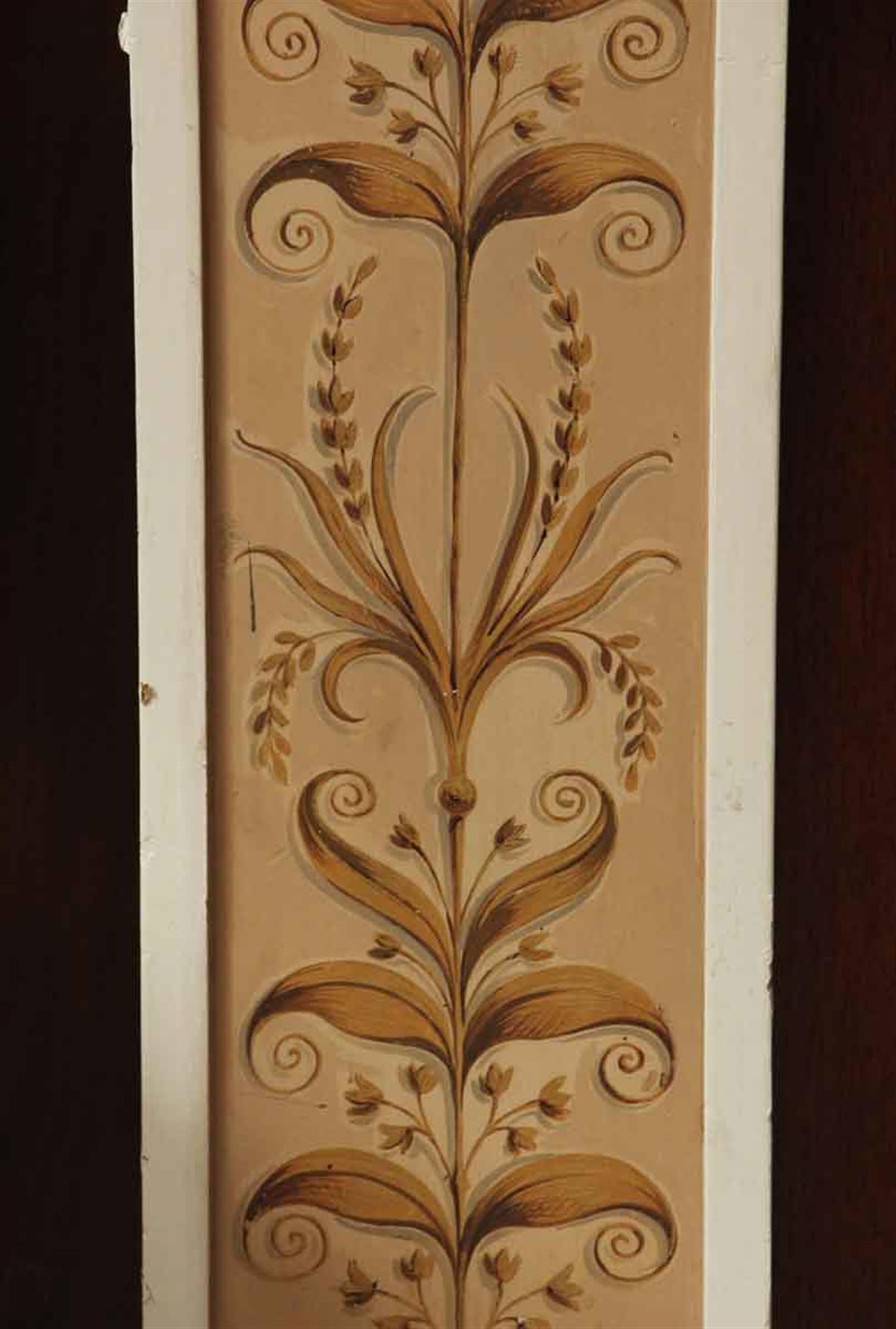 Italian 1931 NYC Waldorf Astoria Hotel Conrad Suite Hand Painted Pilasters from Italy