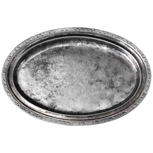 Machine Age Art Deco Louis Rice Skyscraper Silver Plate Tray Small ...