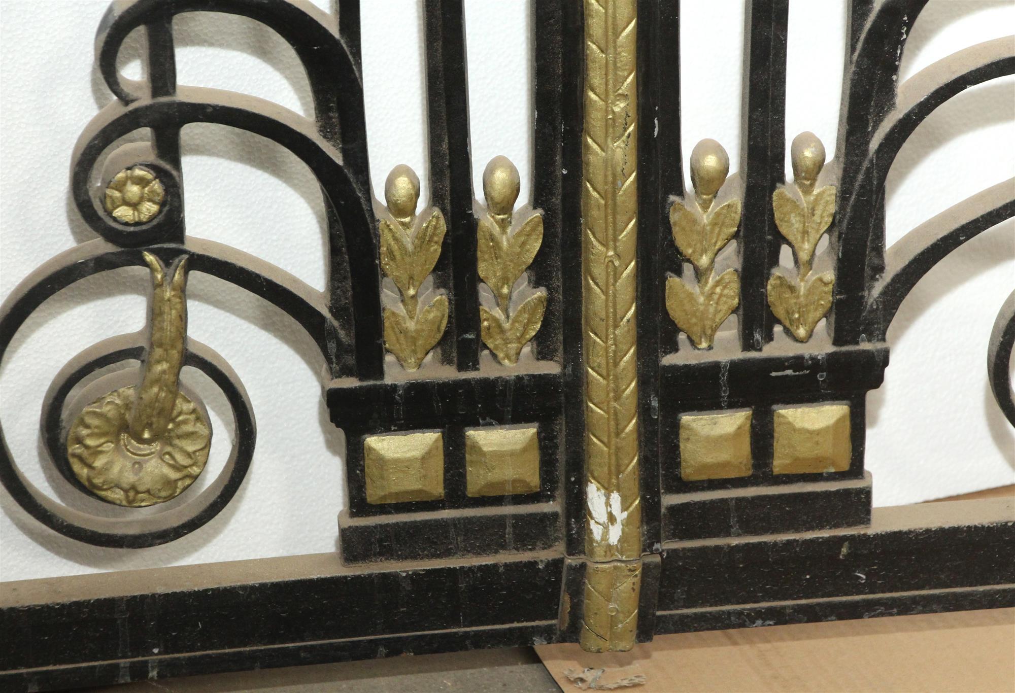 Bronze 1931 - hôtel Waldorf Astoria - Rampe de balcon salle de bal Art Déco de NYC