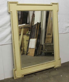 1931 NYC Waldorf Astoria Hotel Tan over Mantel Mirror with Egg and Dart Design