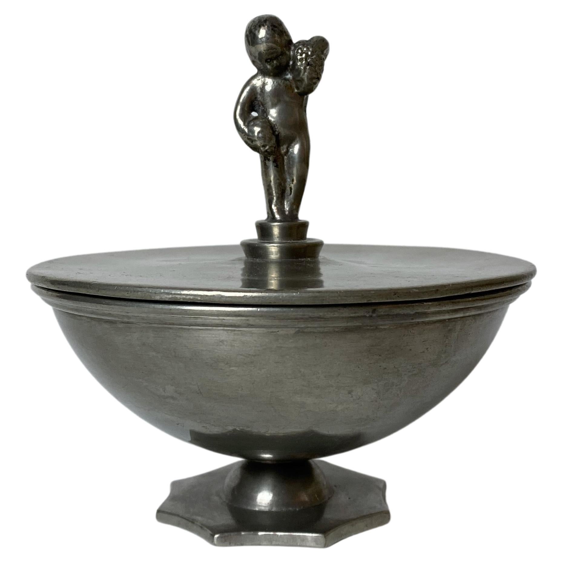 1931 Pewter Bowl by GAB Svenskt Tenn