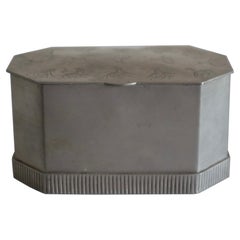 1931 Pewter box by GAB