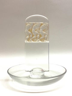 1931 Rene Lalique Athlètes Astray Pintray Glass Sepia Patina, Men