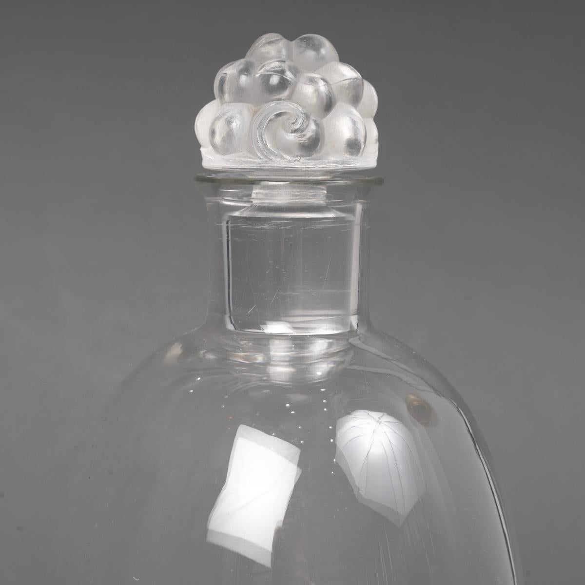 1931 Rene His Lalique: set di 6 bicchieri, vassoio e decanter in vendita 1