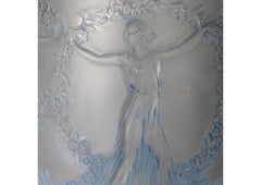 1931 Rene Lalique Six Danseuses Lamp Blue Stained Froted Glass - Dancing Women