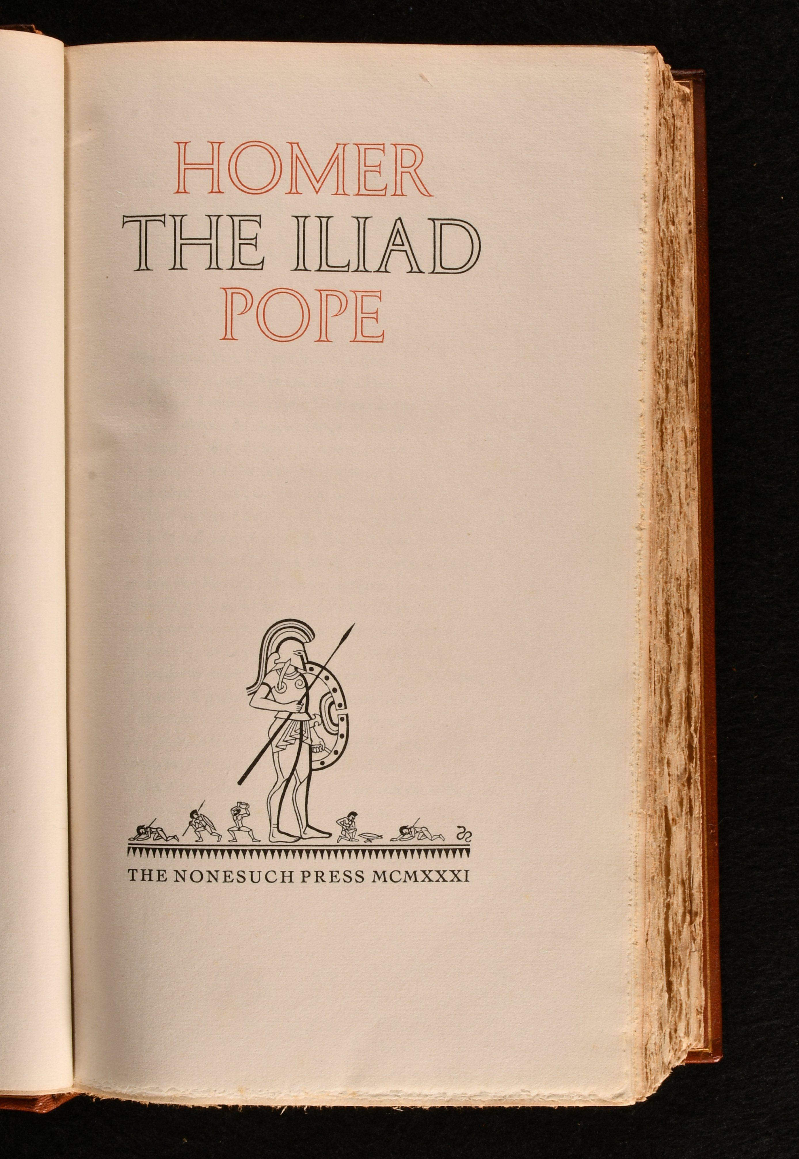 1931 The Iliad et l'Odyssée en vente 2