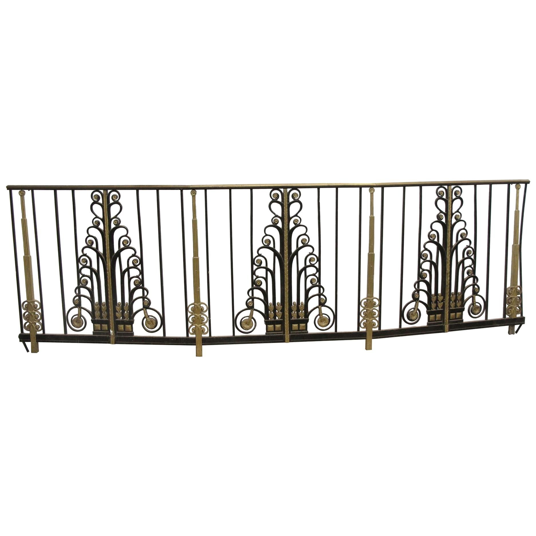 1931 - hôtel Waldorf Astoria - Rampe de balcon salle de bal Art Déco de NYC