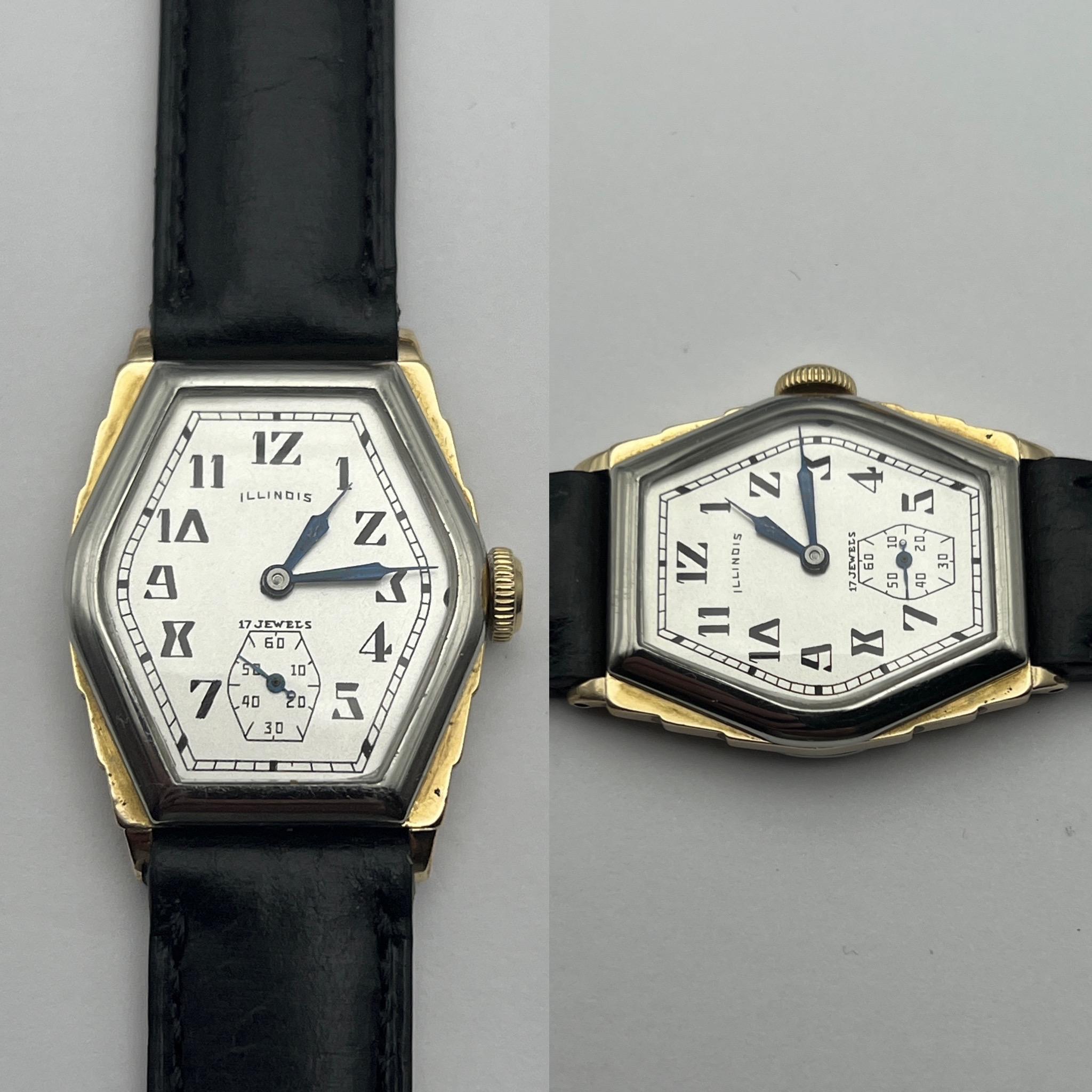 The Illinois watch company has long been considered the greatest American Watch Company that had an early demise to management and the great depression. The made some of the best movements of their day. 

One word describes this watch: “Ritz” ! A