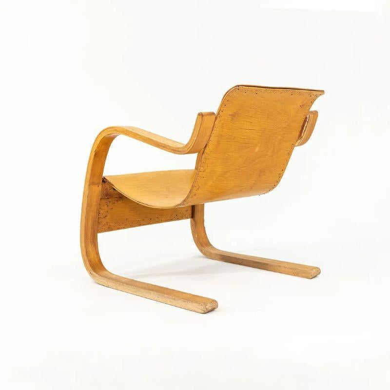 Moderne Petite chaise longue Paimio en bouleau Artek n° 42 d'Alvar & Aino Aalto, 1932 en vente