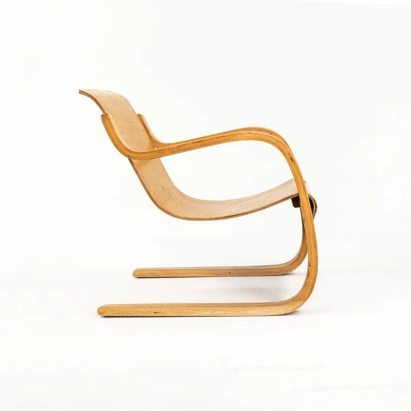 1932 Artek No. 42 Small Paimio Lounge Chair in Birch by Alvar & Aino Aalto For Sale 2