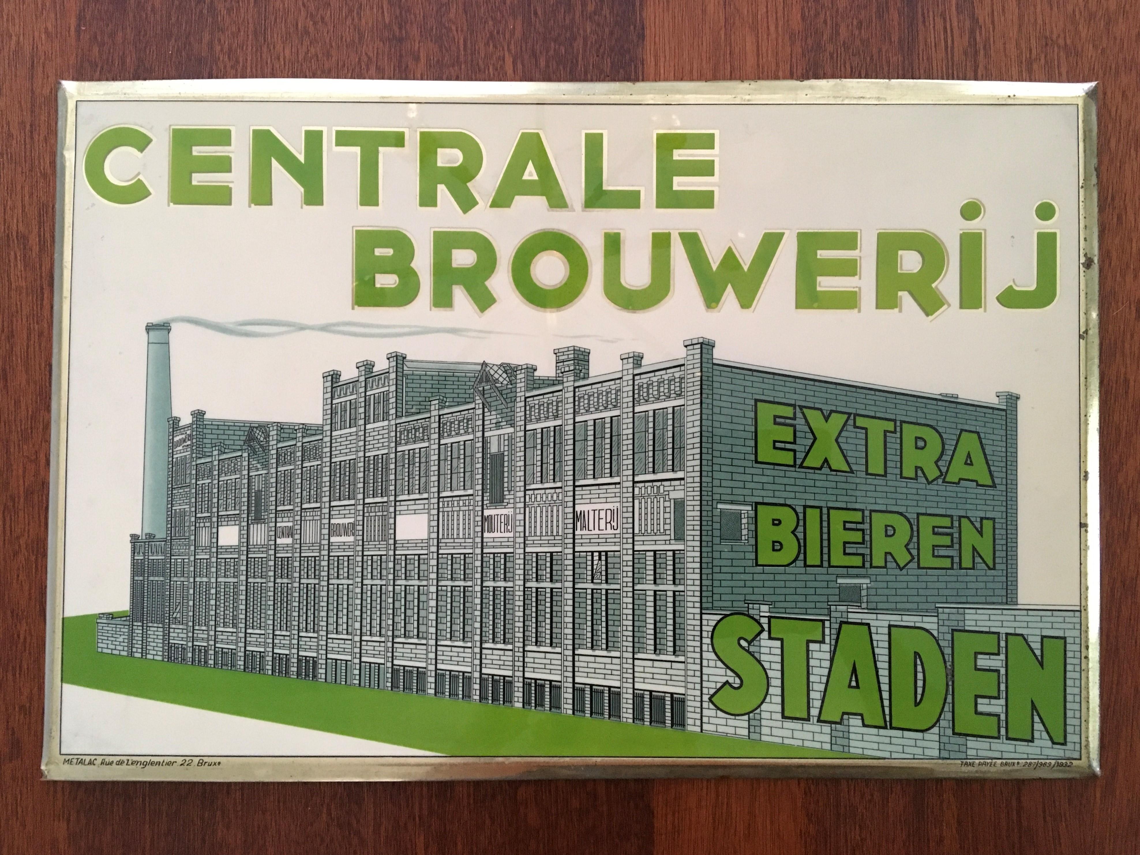 1932 Belgian Beer Brewery Sign 10