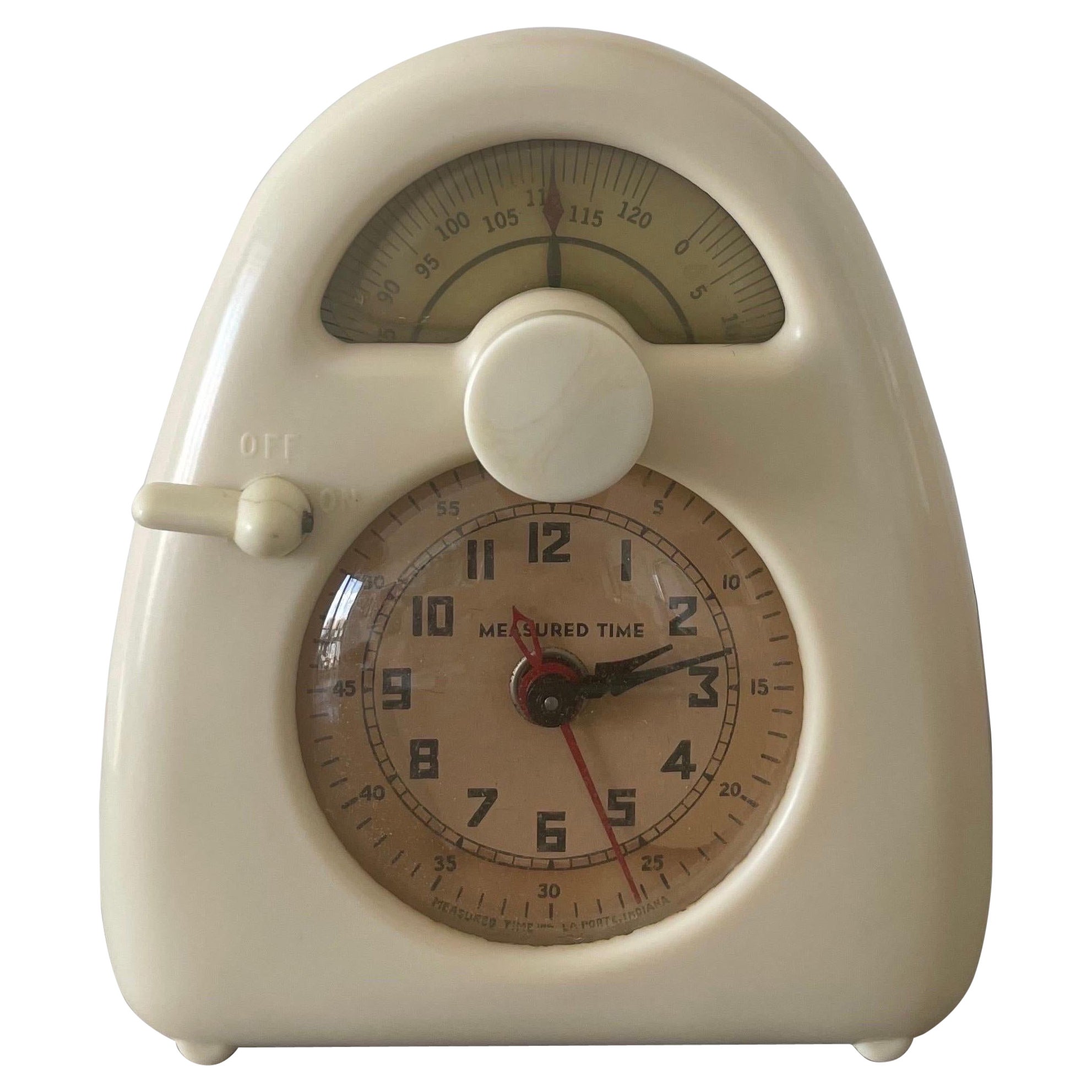 1932 Isamu Noguchi “Measured Time” Hawkeye Clock