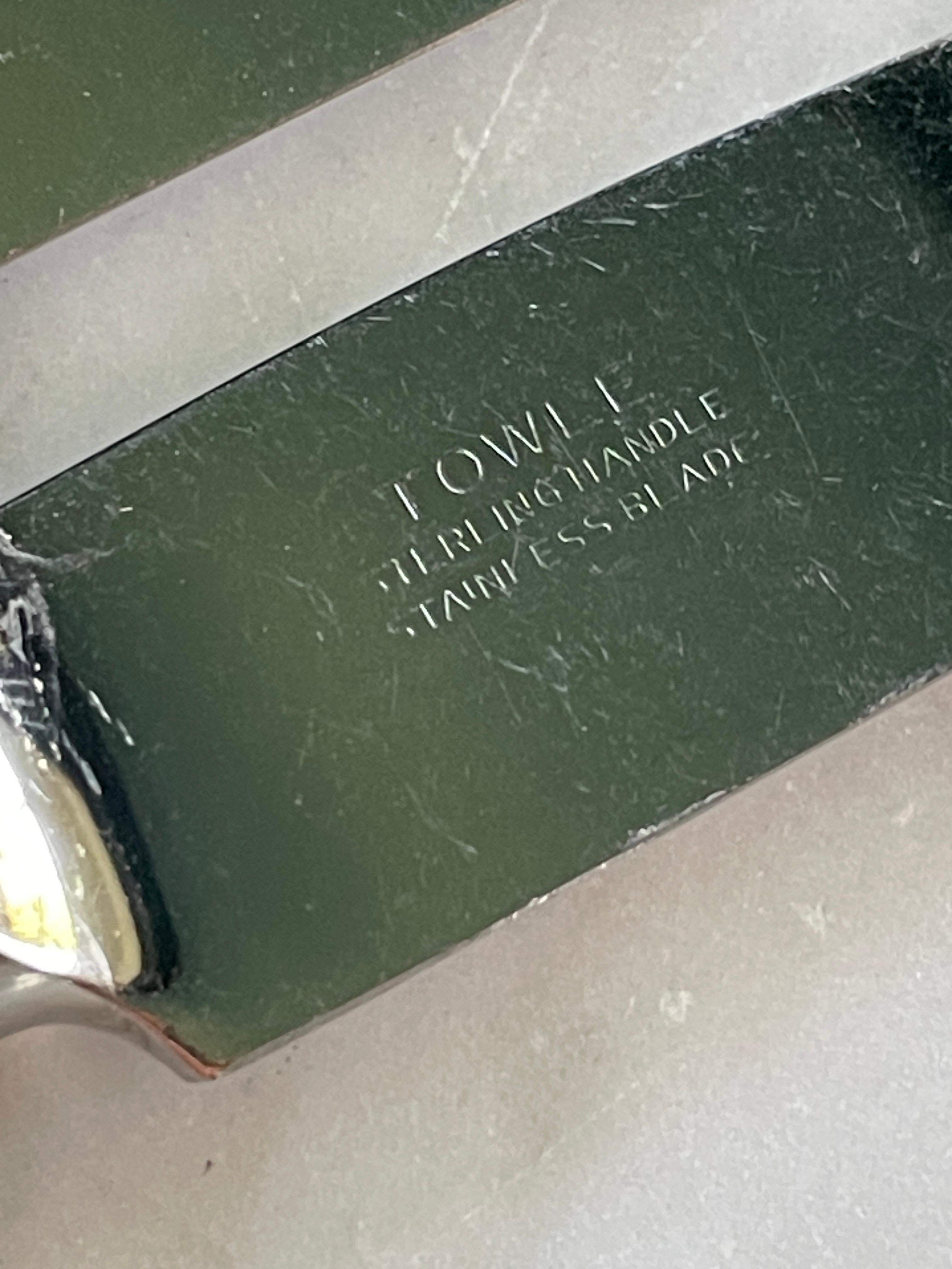 1932 King Richard Towle Sterling Silver Besteckset 61 Teile, 11,9 Garnituren im Angebot 3